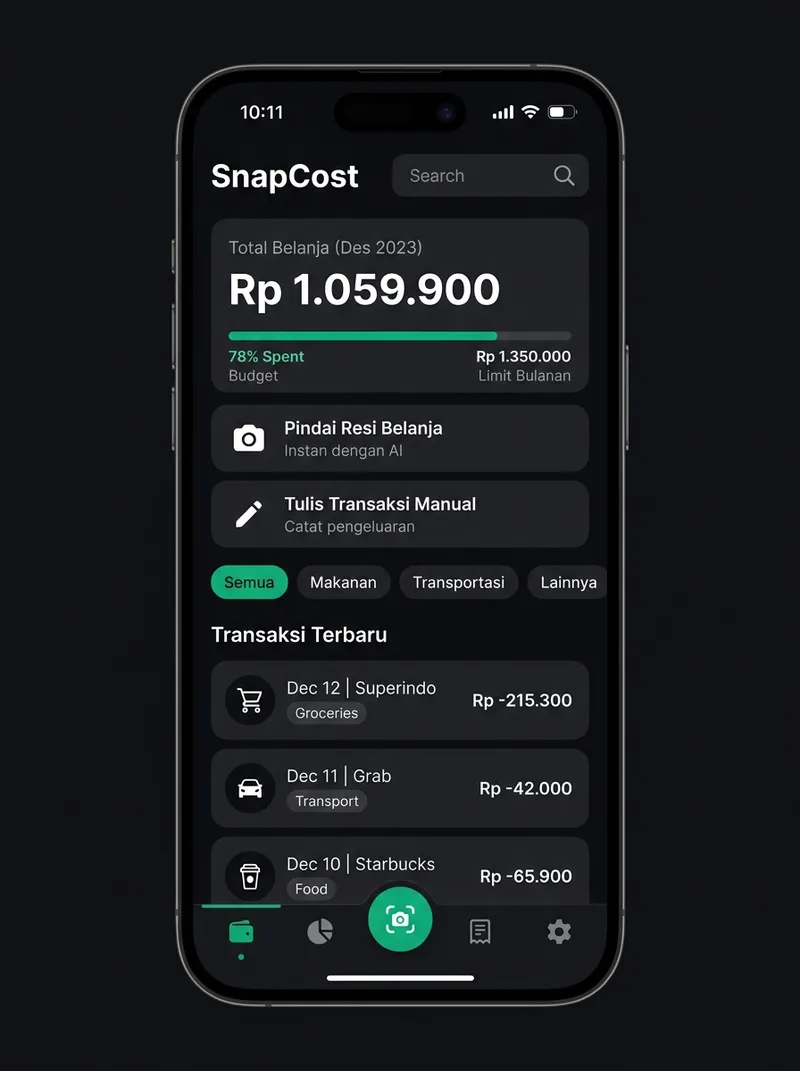 SnapCost Mobile